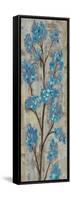 Almond Branch I Blue Crop-Silvia Vassileva-Framed Stretched Canvas