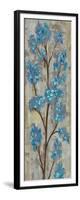 Almond Branch I Blue Crop-Silvia Vassileva-Framed Art Print