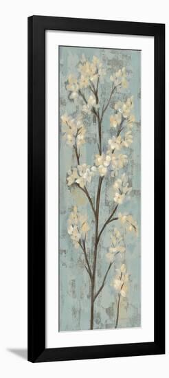Almond Branch I on Light Blue-Silvia Vassileva-Framed Art Print