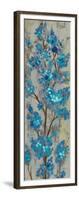 Almond Branch II Blue Crop-Silvia Vassileva-Framed Art Print