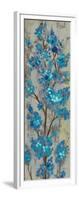 Almond Branch II Blue Crop-Silvia Vassileva-Framed Art Print