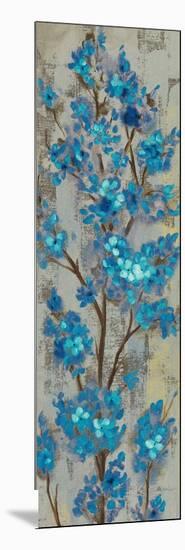 Almond Branch II Blue Crop-Silvia Vassileva-Mounted Art Print
