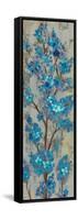 Almond Branch II Blue Crop-Silvia Vassileva-Framed Stretched Canvas