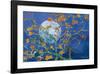 Almond Branches by Moonlight-null-Framed Art Print