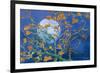 Almond Branches by Moonlight-null-Framed Art Print