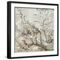 Almond Branches in Bloom, San Remy, c.1890 (tan)-Vincent van Gogh-Framed Art Print