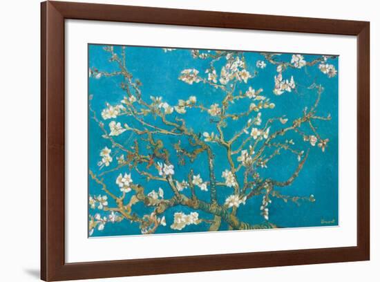 Almond Branches in Bloom, San Remy, c.1890-Vincent van Gogh-Framed Premium Giclee Print