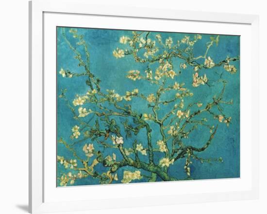 Almond Branches in Bloom, San Remy, c.1890-Vincent van Gogh-Framed Art Print