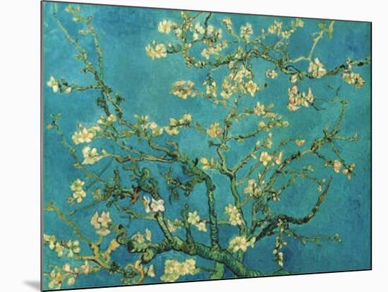 Almond Branches in Bloom, San Remy, c.1890-Vincent van Gogh-Mounted Art Print