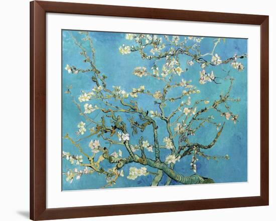 Almond Branches in Bloom, San Remy, c.1890-Vincent van Gogh-Framed Art Print