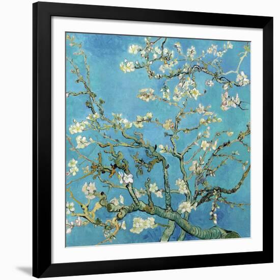 Almond Branches in Bloom, San Remy, c.1890-Vincent van Gogh-Framed Art Print