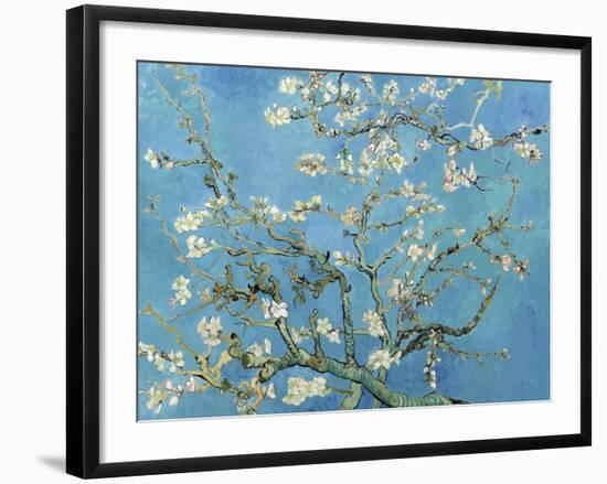 Almond Branches in Bloom, San Remy, c.1890-Vincent van Gogh-Framed Art Print