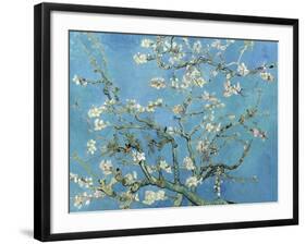 Almond Branches in Bloom, San Remy, c.1890-Vincent van Gogh-Framed Art Print