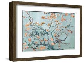 Almond Branches Pastels I-null-Framed Art Print