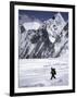 Almost Done for the Day, Highcamp Everest-Michael Brown-Framed Premium Photographic Print