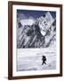 Almost Done for the Day, Highcamp Everest-Michael Brown-Framed Photographic Print