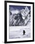 Almost Done for the Day, Highcamp Everest-Michael Brown-Framed Photographic Print