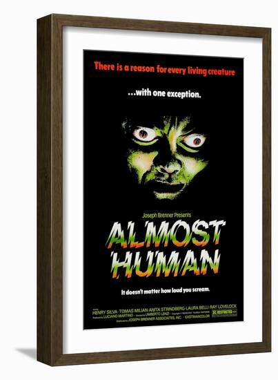 Almost Human, (AKA Milano Odia: La Polizia Non Puo Sparare), 1974-null-Framed Art Print