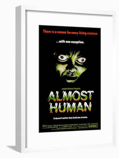 Almost Human, (AKA Milano Odia: La Polizia Non Puo Sparare), 1974-null-Framed Art Print