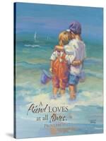 Almost Summer with Verse-Lucelle Raad-Stretched Canvas