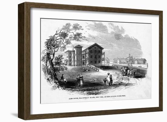 Alms House, Blackwell's Island-null-Framed Giclee Print