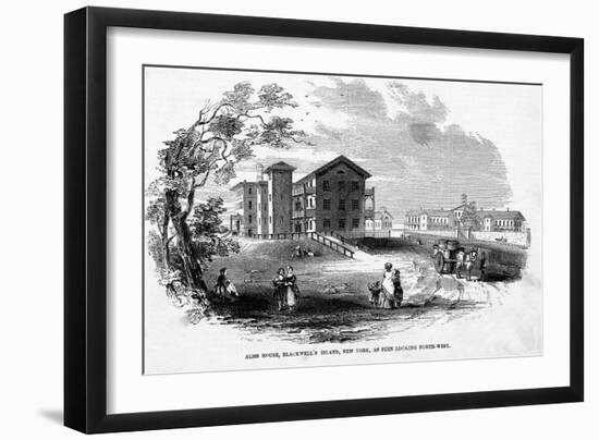 Alms House, Blackwell's Island-null-Framed Giclee Print