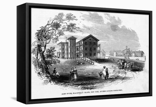 Alms House, Blackwell's Island-null-Framed Stretched Canvas