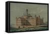 Alms House on Deer Island-Buford-Framed Stretched Canvas