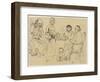 Alms to the Poor-Rodolphe Bresdin-Framed Giclee Print