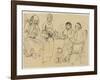 Alms to the Poor-Rodolphe Bresdin-Framed Giclee Print