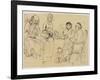 Alms to the Poor-Rodolphe Bresdin-Framed Giclee Print