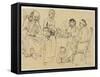 Alms to the Poor-Rodolphe Bresdin-Framed Stretched Canvas