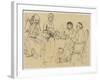 Alms to the Poor-Rodolphe Bresdin-Framed Giclee Print