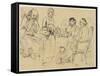 Alms to the Poor-Rodolphe Bresdin-Framed Stretched Canvas