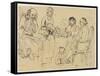 Alms to the Poor-Rodolphe Bresdin-Framed Stretched Canvas