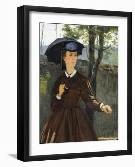 Almsgiving, 1864-Silvestro Lega-Framed Giclee Print