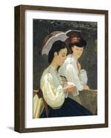 Almsgiving, 1864-Silvestro Lega-Framed Giclee Print