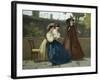 Almsgiving, 1864-Silvestro Lega-Framed Giclee Print