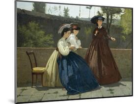 Almsgiving, 1864-Silvestro Lega-Mounted Giclee Print