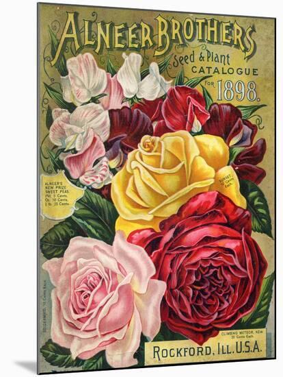 Alneer Brothers Seed and Plant Catalogue, 1898-null-Mounted Art Print