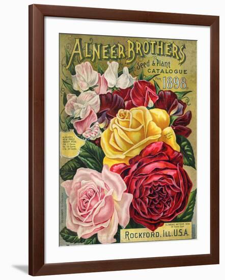 Alneer Brothers Seed and Plant Catalogue, 1898-null-Framed Art Print