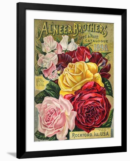 Alneer Brothers Seed and Plant Catalogue, 1898-null-Framed Art Print