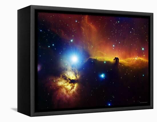 Alnitak Region in Orion (Flame Nebula NGC2024, Horsehead Nebula IC434)-Stocktrek Images-Framed Stretched Canvas