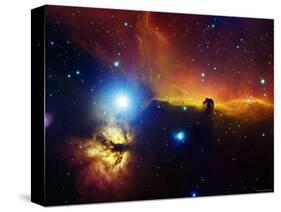 Alnitak Region in Orion (Flame Nebula NGC2024, Horsehead Nebula IC434)-Stocktrek Images-Stretched Canvas