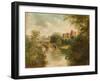 Alnwick Castle, 1850-J. Sharkey-Framed Giclee Print