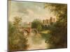 Alnwick Castle, 1850-J. Sharkey-Mounted Giclee Print