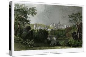 Alnwick Castle, Northumberland, 18th-19th Century-L Kunstvortag-Stretched Canvas