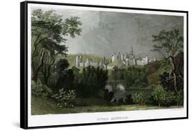 Alnwick Castle, Northumberland, 18th-19th Century-L Kunstvortag-Framed Stretched Canvas