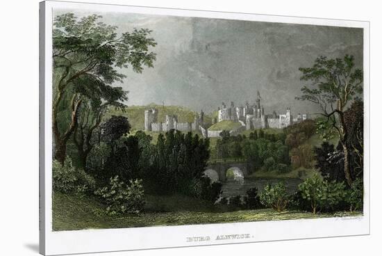 Alnwick Castle, Northumberland, 18th-19th Century-L Kunstvortag-Stretched Canvas