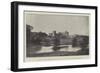 Alnwick Castle, Northumberland, the Seat of the Duke of Northumberland-null-Framed Giclee Print